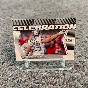 Panini Score 2025 -  Brock Bowers ‘Celebration’ Football Trading Card Displa